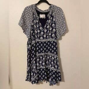 Anthropologie tiered dress